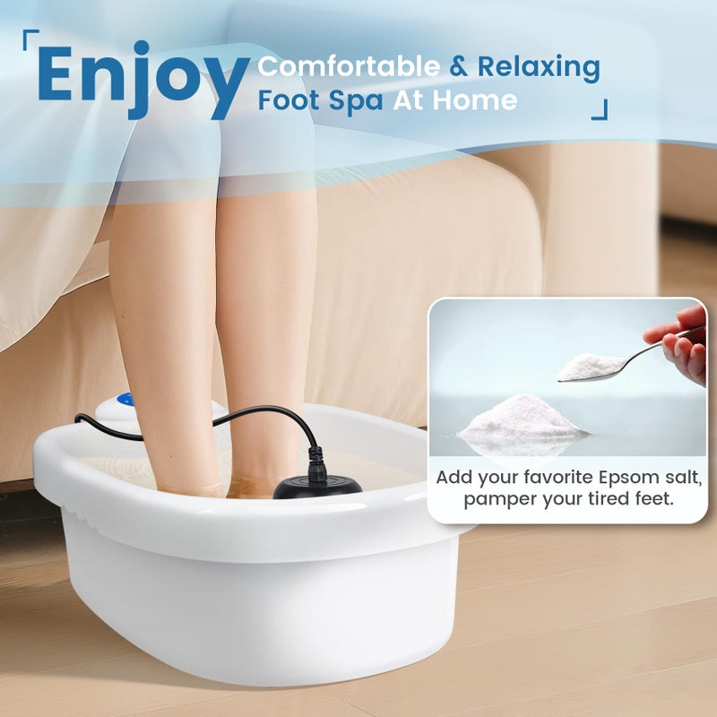 LeCuag Ionic Foot Bath Detox Machine, Portable Foot Detox Machine for Home, Salon-Level Ionic Foot Spa Machine with Basin, 100 Basin Liners, Two Arrays - Image 5